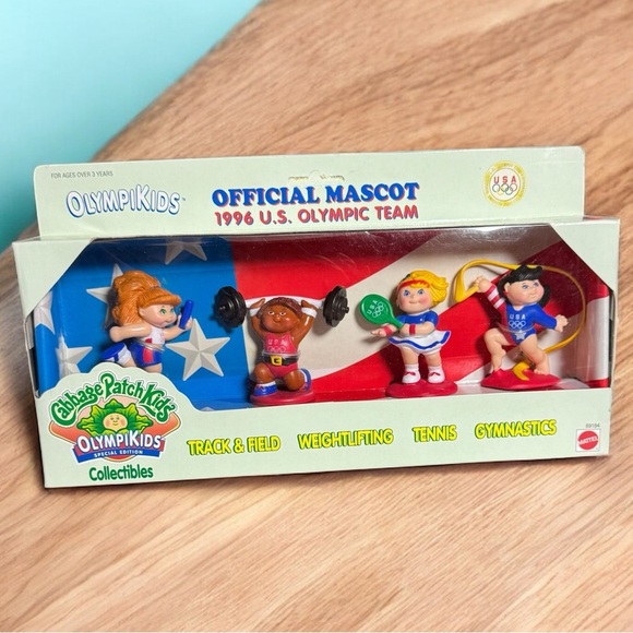Cabbage Patch Kids OlympiKids 1996 U.S. Olympic Team Mascot Set – New in Box - Picture 1 of 9